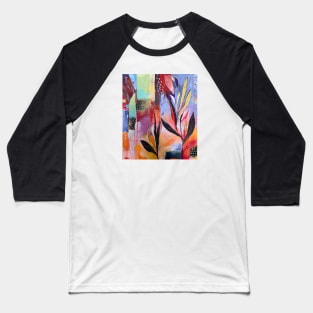 Red passion - acrylic painting Baseball T-Shirt